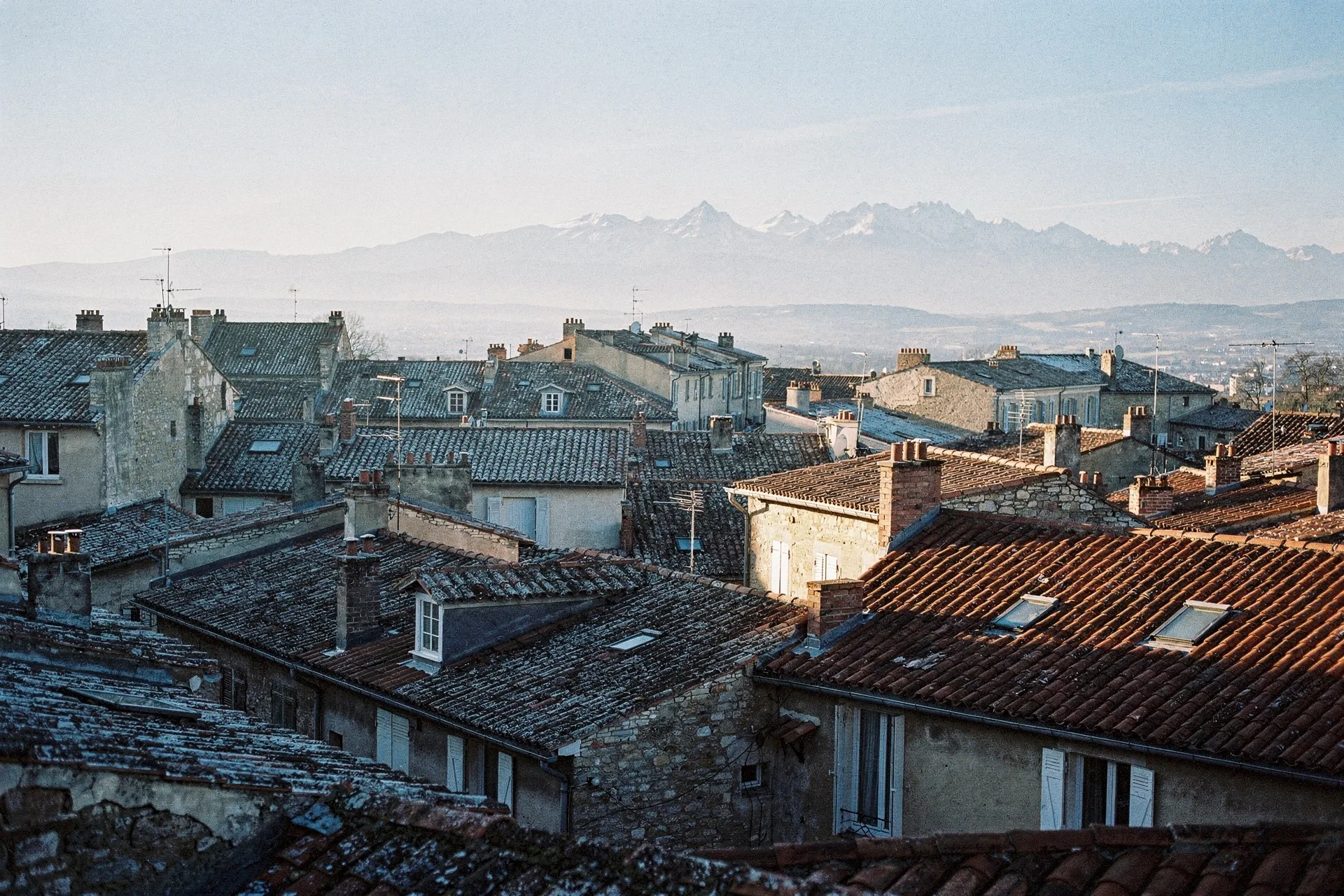 Toits et panorama de Pamiers