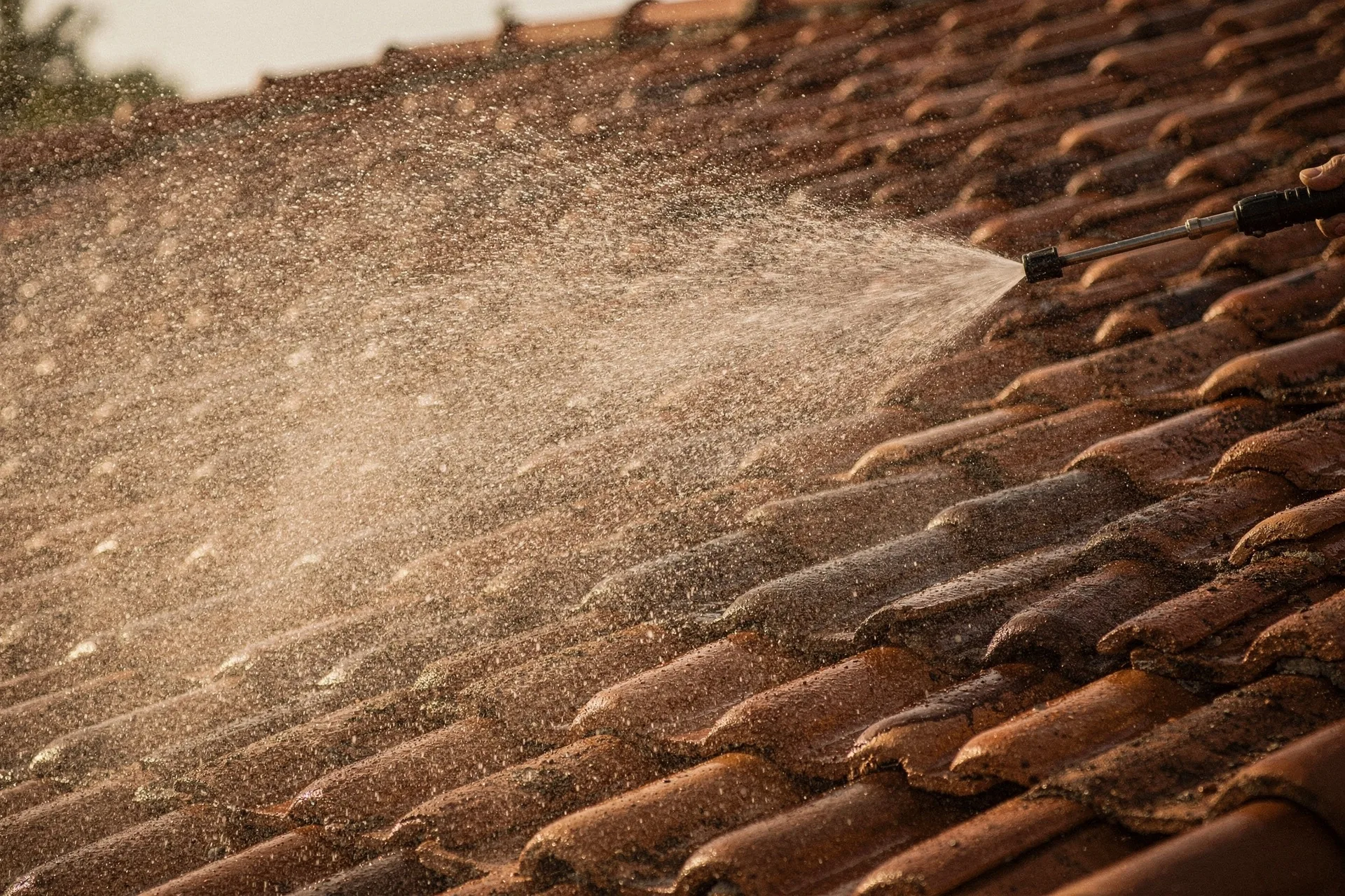 Nettoyage de toiture — illustration